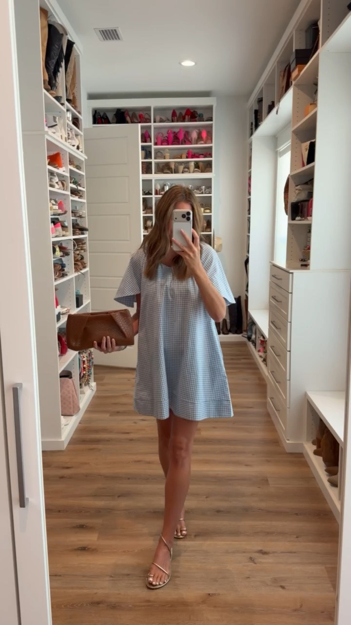 In a small dress, clutch, sandals and accessories- fits tts.

#LTKootd #LTKgrwm #LTKSeasonal
