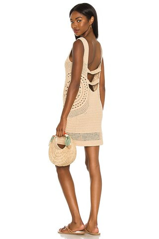 House of Harlow 1960 x REVOLVE Aylah Crochet Dress in Almond from Revolve.com | Revolve Clothing (Global)