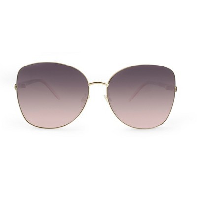 Women's Oversized Aviator Sunglasses - A New Day™ Gold | Target