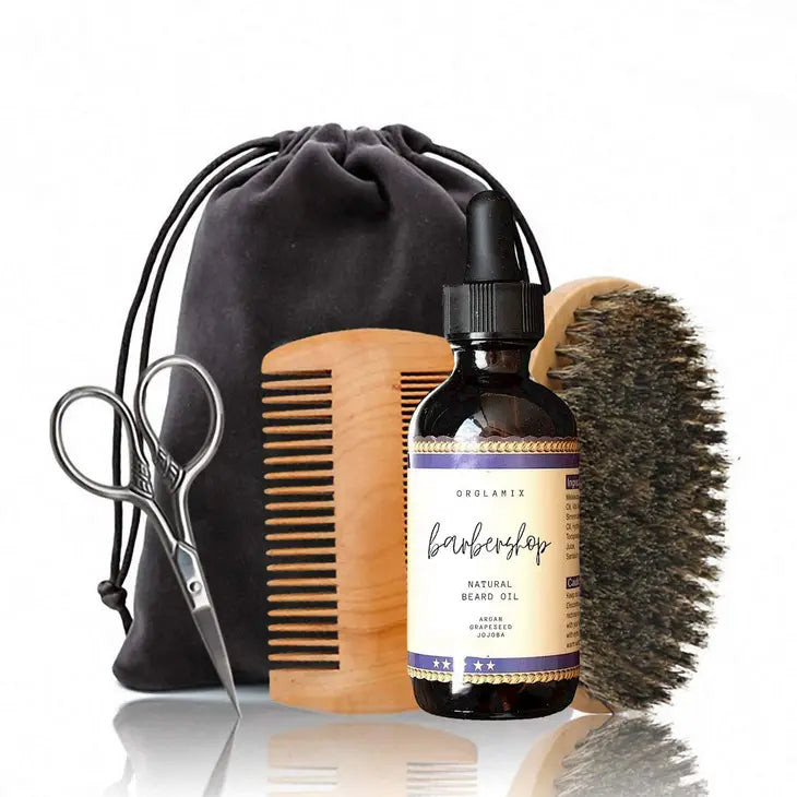 Beard Grooming Kit with Assorted Oils - Casual Chic Boutique | Casual Chic Boutique