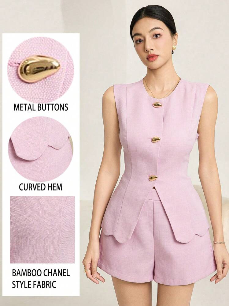 Heiryn Conjunto De Dos Piezas Para Mujer Para Uso Diario | SHEIN