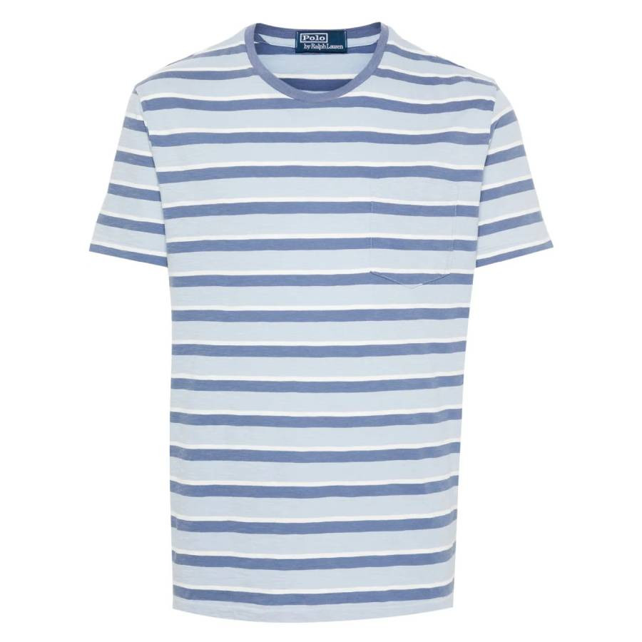 Polo Ralph Lauren Striped Jersey Standard Fit T-Shirt, Size Large | Jomashop.com & JomaDeals.com