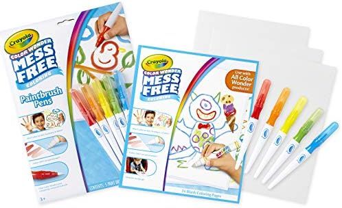Crayola Color Wonder Mess Free Paintbrush Pens & Paper, Painting for Kids, Gift | Amazon (US)
