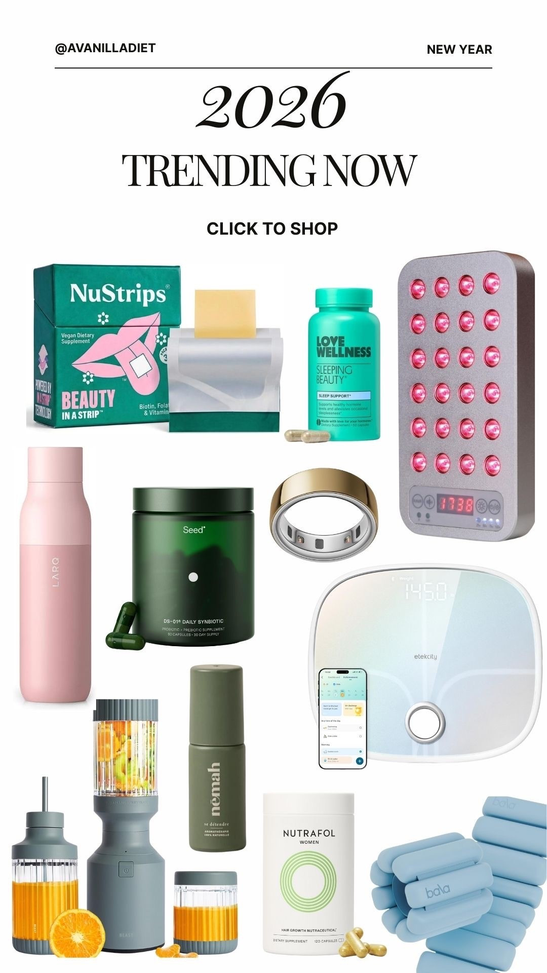 🌿 Trending in 2026: health & wellness 🌿✨

#healthandwellness #wellnesstrends #selfcarejourney #holisticliving #wellnessroutine #ltkwellness #amazonfavorites #mindbodybalance


#LTKActive #LTKBeauty #LTKSeasonal