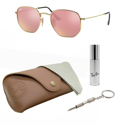 Ray-Ban RB3548N HEXAGONAL FLAT LENSES Sunglasses w/Official Eyewear Kit | Amazon (US)