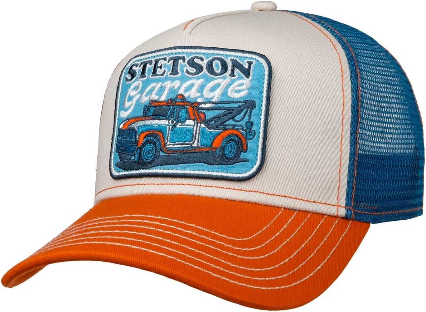 Stetson Trucker Cap s Garage Orange/Sand | Amazon (US)