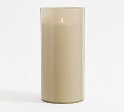 Montecito Glass Hurricane Candle Holder | Pottery Barn (US)