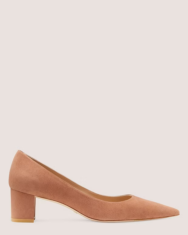 STUART 50 BLOCK PUMP | Stuart Weitzman Outlet