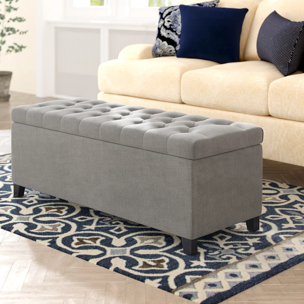 Maniscalco Tufted Top Upholstered Storage Bench | Wayfair North America