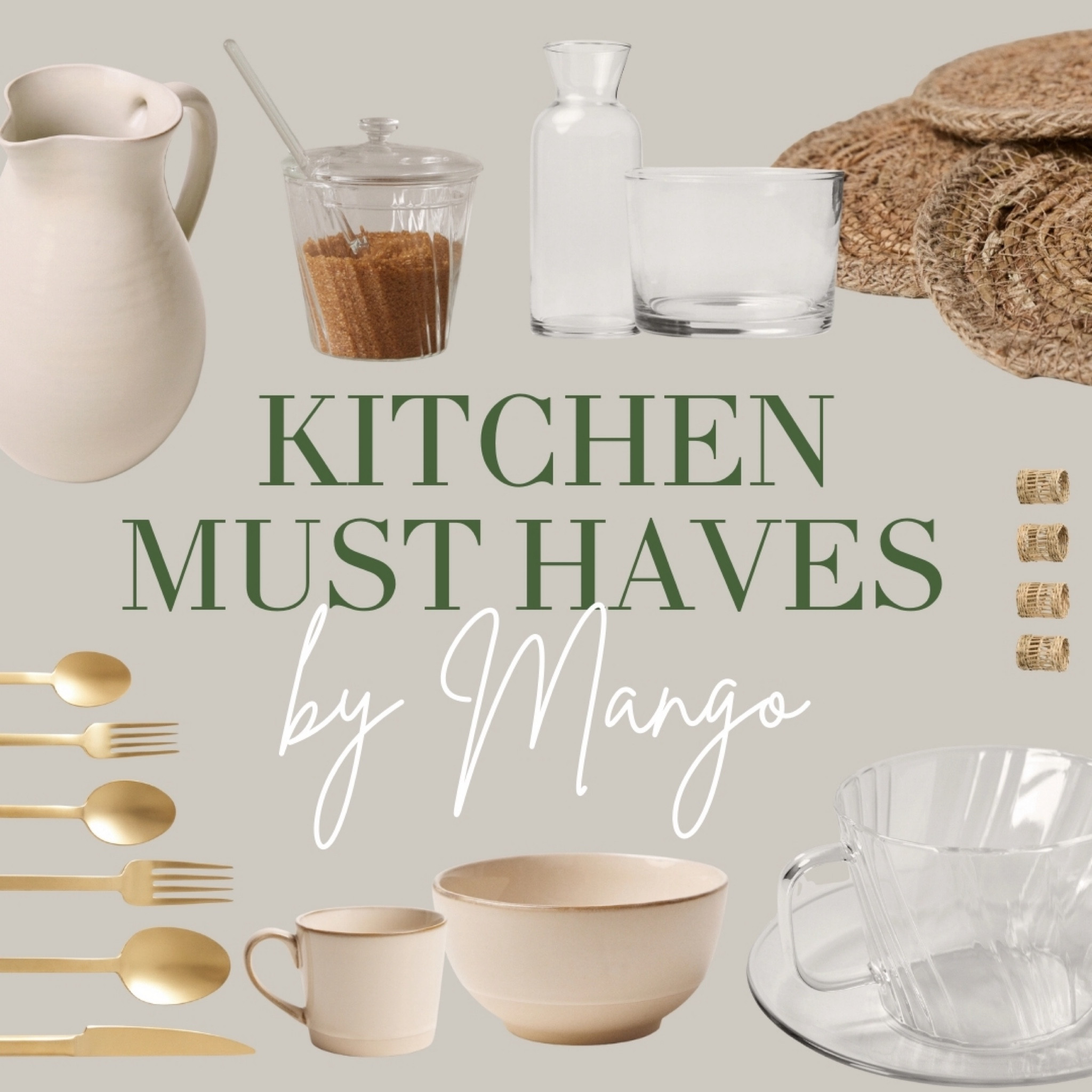 Kitchen must haves by Mango🥰