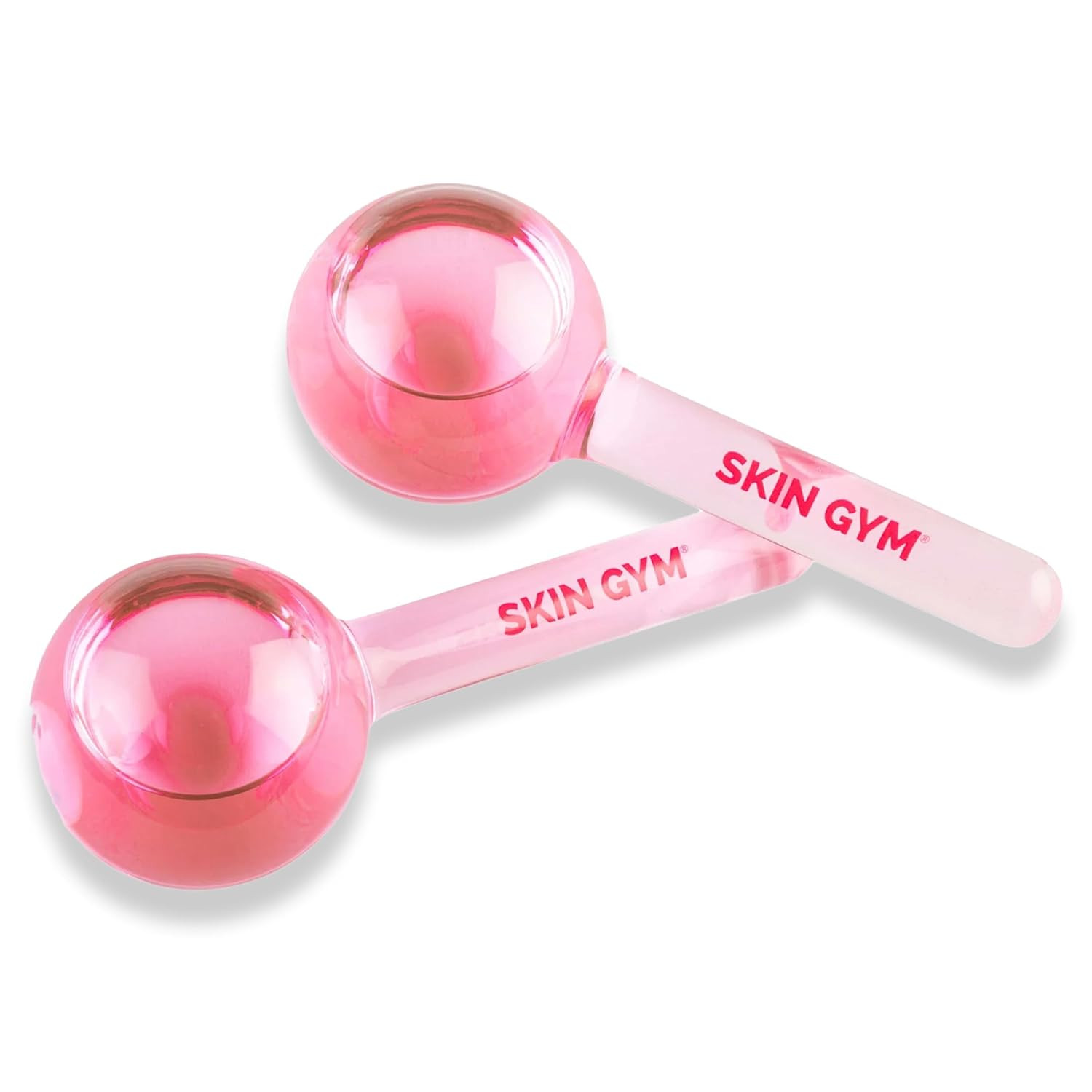 Skin Gym Ice Globe Beauty Balls, Pink Liquid Cryocicles, Cooling Face Roller for Smooth Skin & En... | Amazon (US)