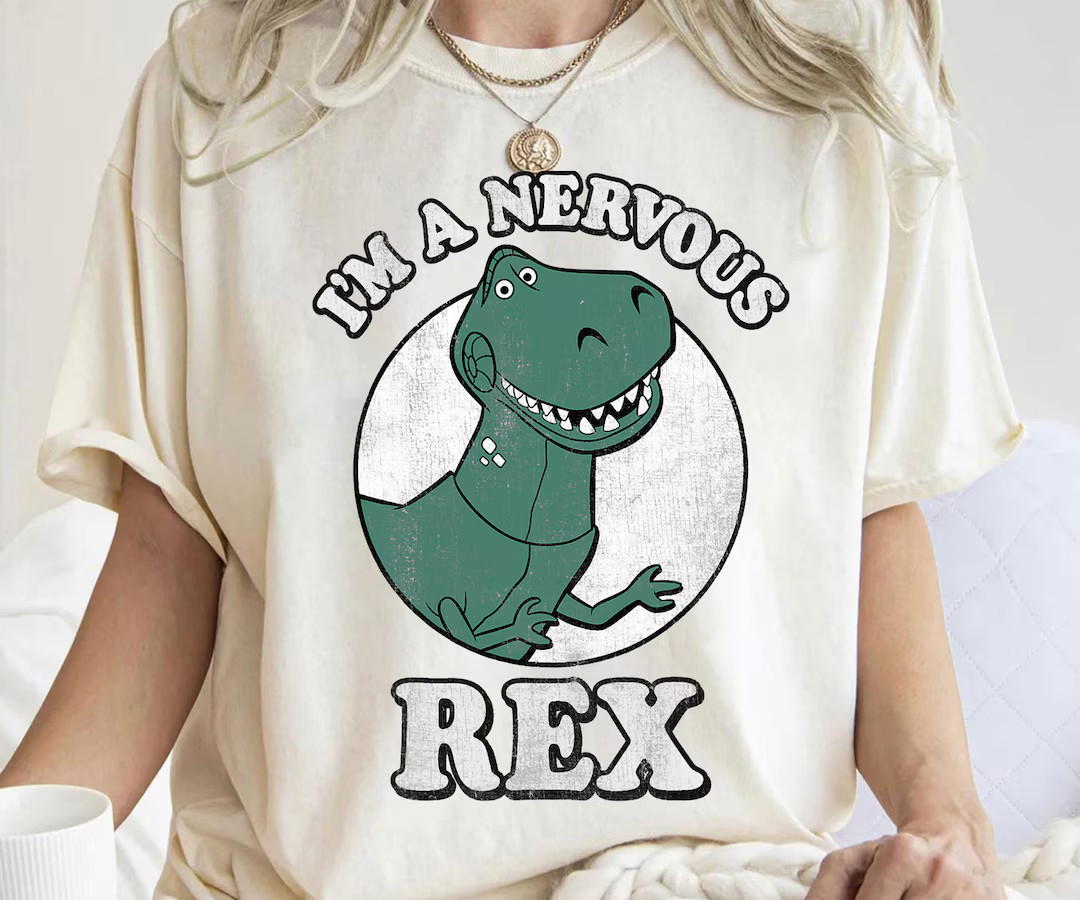 Disney Pixar Toy Story I'm A Nervous Rex Dinosaur Shirt, Disney Family Matching Shirt, Walt Disne... | Etsy (US)