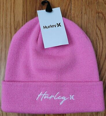 Hurley Signature Script Cuff Beanie Winter Hat Women's OS New w/Tags!   | eBay | eBay US