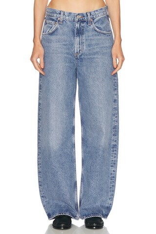 AGOLDE Low Curve Jeans in Blue | FWRD 