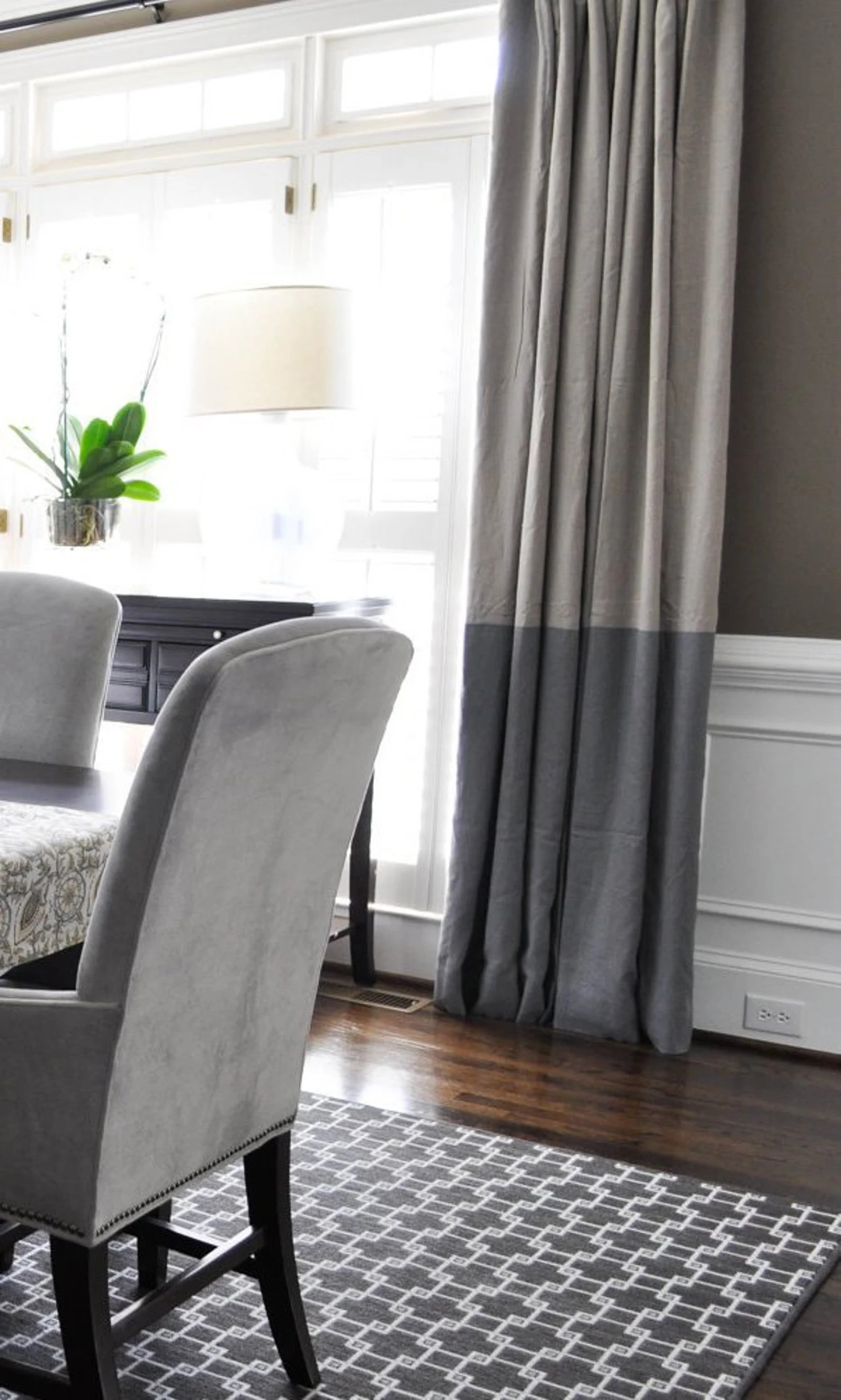 Up to 84"L Color Block Drapery Panel - custom curtains - 28 color options - Custom Draperies - St... | Etsy (DACH)