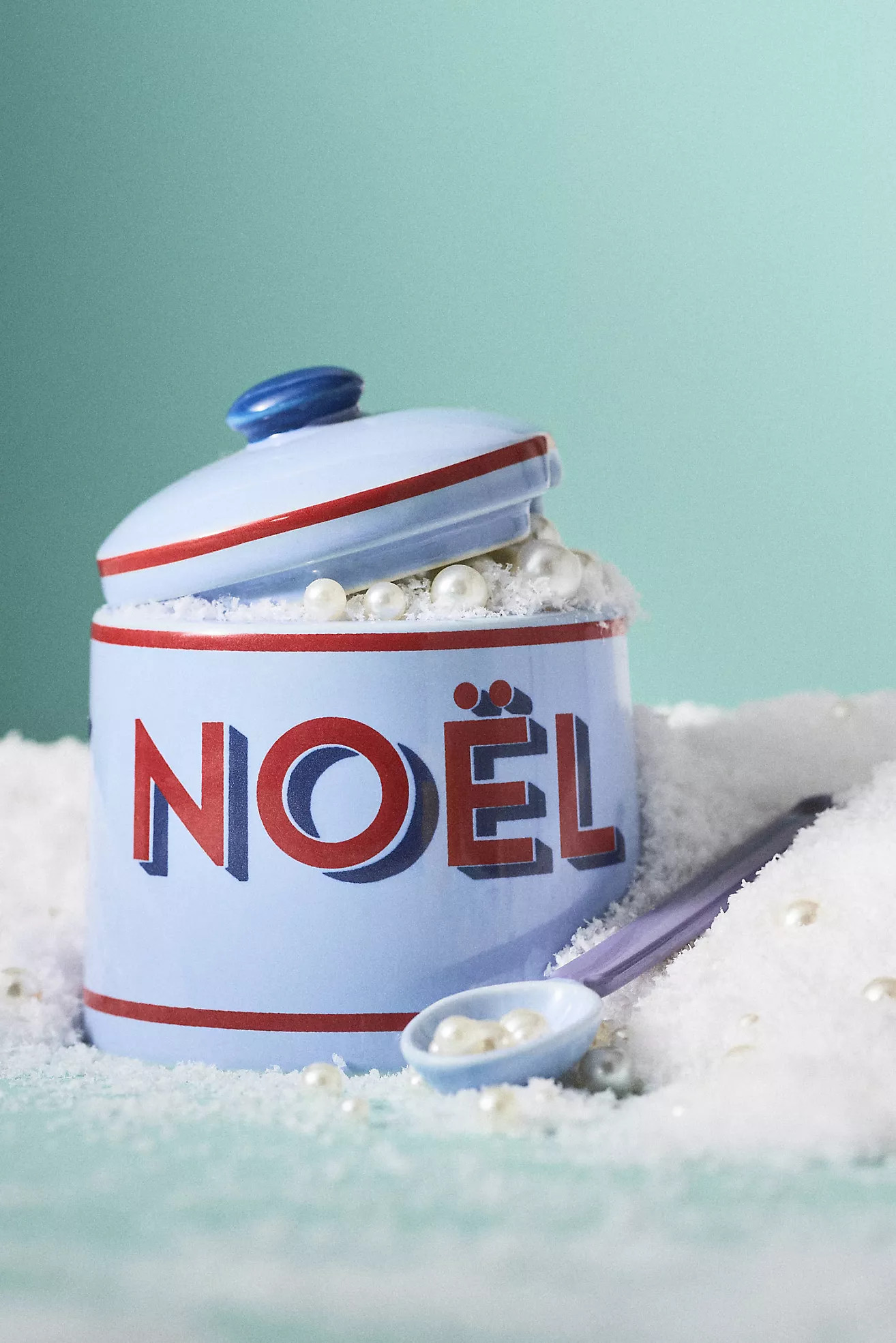 Après Ski Handpainted Stoneware Sugar Pot Set | Anthropologie (US)