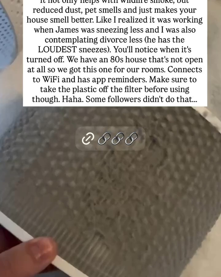 With the hazardous air quality right now from the wildfire smoke, this air purifier is an excellent way to keep the air in your home safe (and we use it year-round!). It also reduces dust and keeps your home smelling fresher. Connects to WiFi and comes with an app you can set for controls and reminders. 100/10 recommend!

#LTKHome #LTKselfcare #LTKdayinmylife