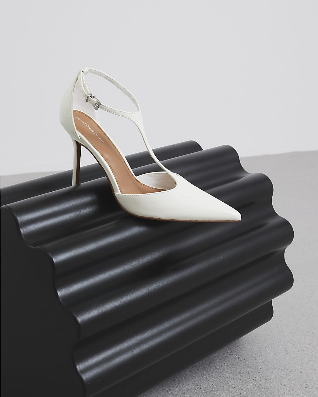 White Patent Court Heels | River Island UK & IE