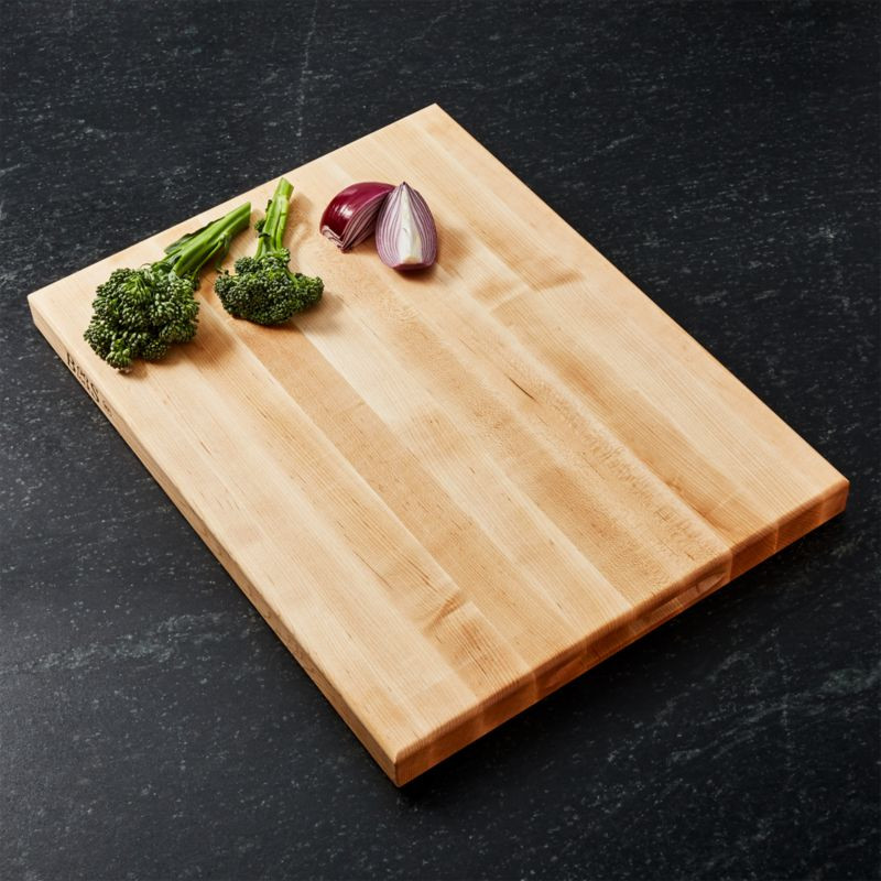 John Boos 20"x15" Maple Cutting Board + Reviews | Crate & Barrel | Crate & Barrel