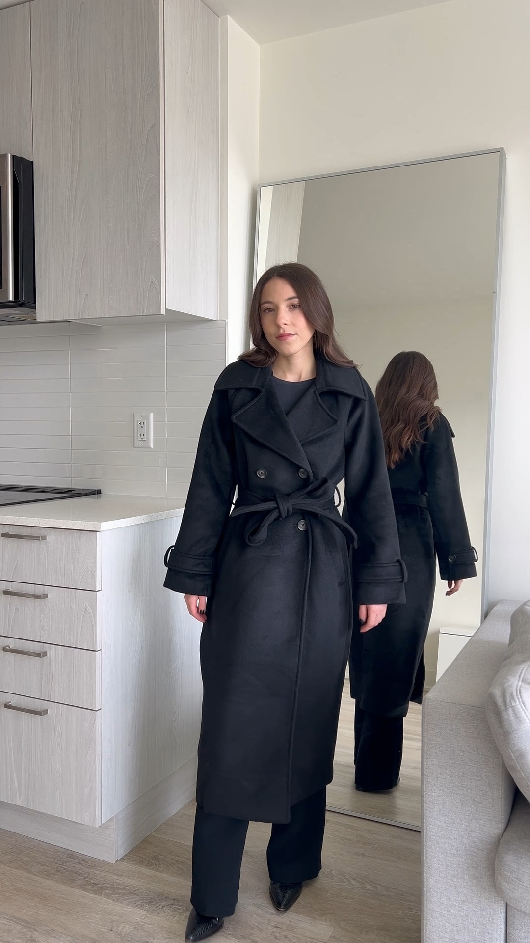 Petite-Friendly Wool Blend Coat 🖤

This double-breasted wool-blend trench coat is perfectly tailored for petites. It features button closures and a tie-front belt that defines the waist beautifully. Since it’s in petite sizing, the sleeves hit at just the right length.

I’m wearing a size XXS PETITE 

Wool coat, petite coat, petite fall coat, petite jacket, black coat, black wool coat, Abercrombie coat



#LTKpetite #LTKcanada #LTKfall