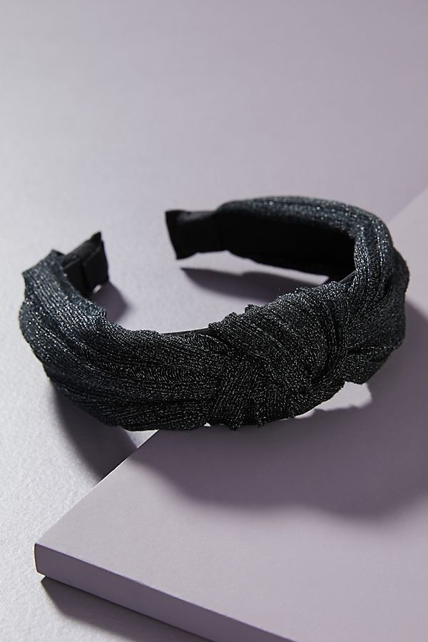 Theresa Shimmer Knotted Headband | Anthropologie (US)