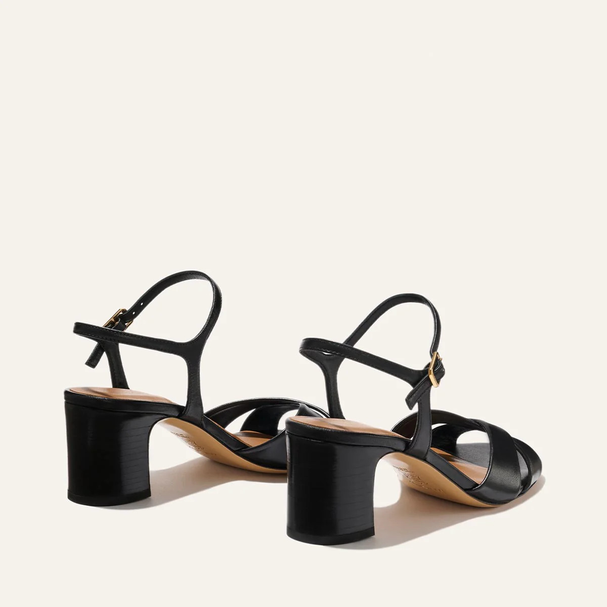 The Paloma Sandal - Black Nappa | Margaux