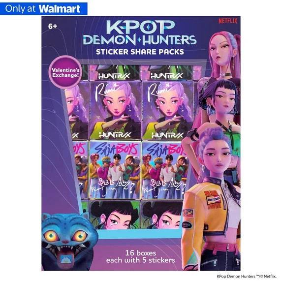 Netflix KPop Demon Hunters™ Sticker Share Packs (Walmart Exclusive) | Walmart (US)