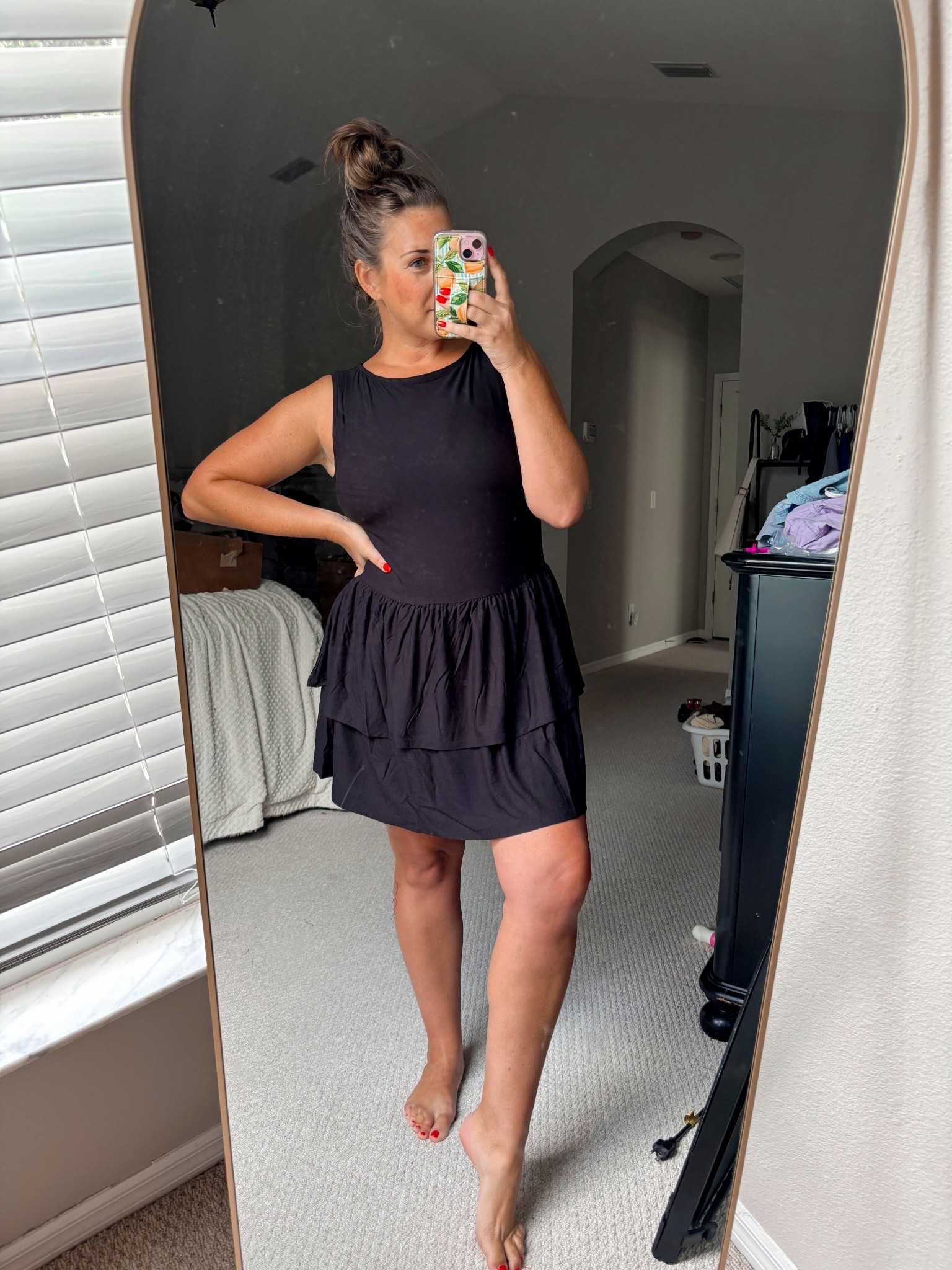 Cute lbd drop waist dress- also available in other colors 🤩

TTS- medium 

#LTKWorkwear #LTKMidsize #LTKStyleTip