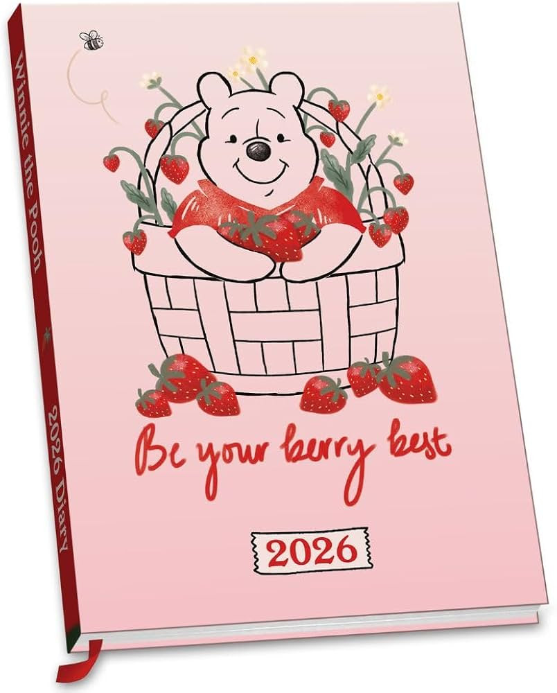 2026 DIARY DISNEY WINNIE THE POOH SKETCHBOOK WEEK TO VIEW HARDBACK A5 DIARY OFFICIAL PRODUCT | Amazon (UK)