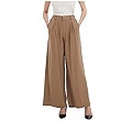 Tronjori Women High Waist Casual Wide Leg Long Palazzo Pants Trousers Regular Size | Amazon (US)