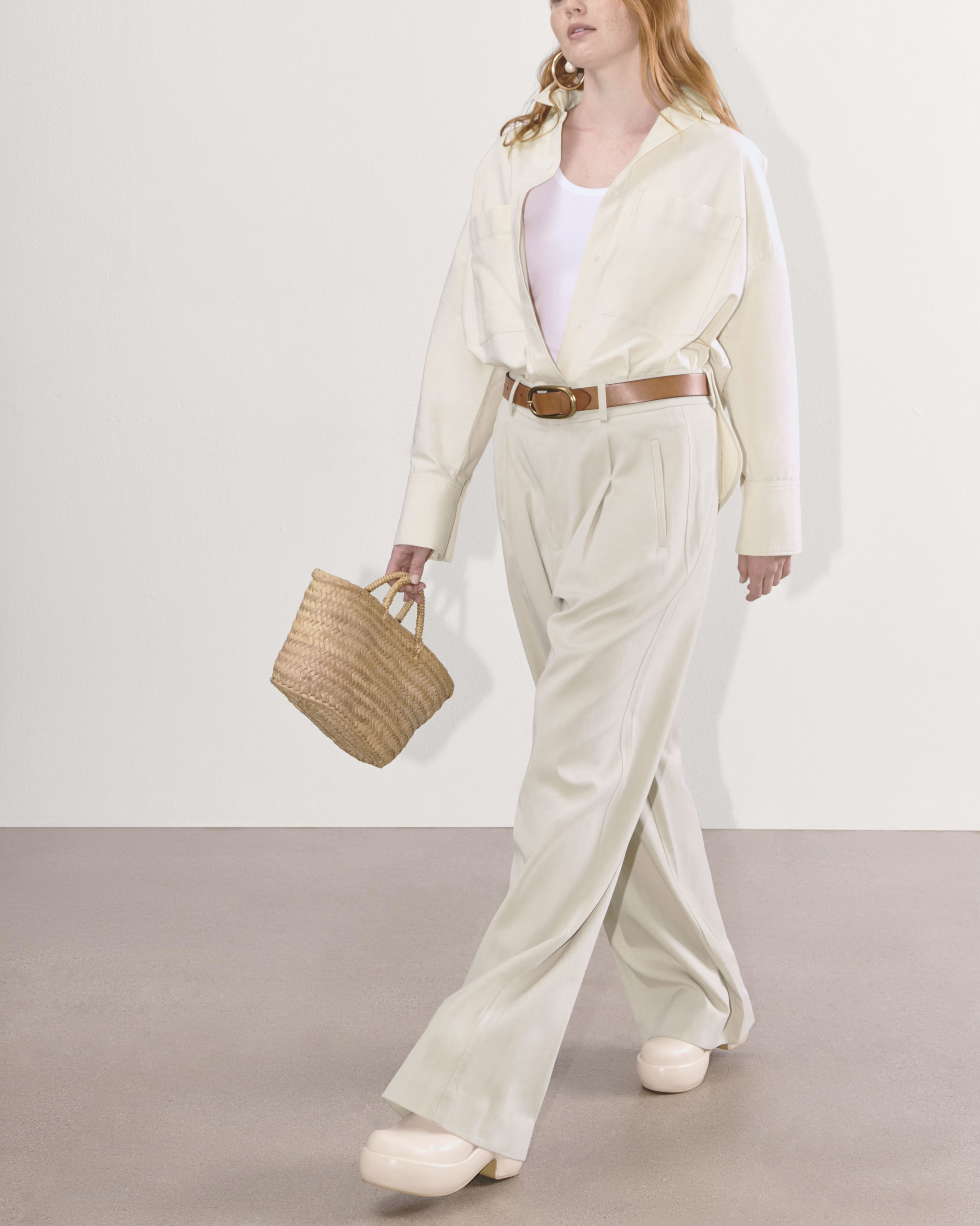 The Draper Pleated Pant in Buttersmooth | Everlane