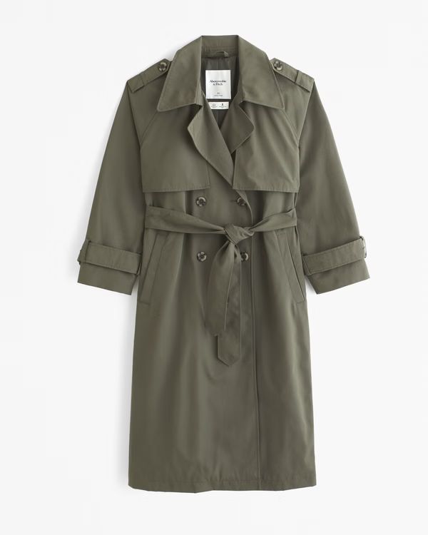 Elevated Trench Coat | Abercrombie & Fitch (US)