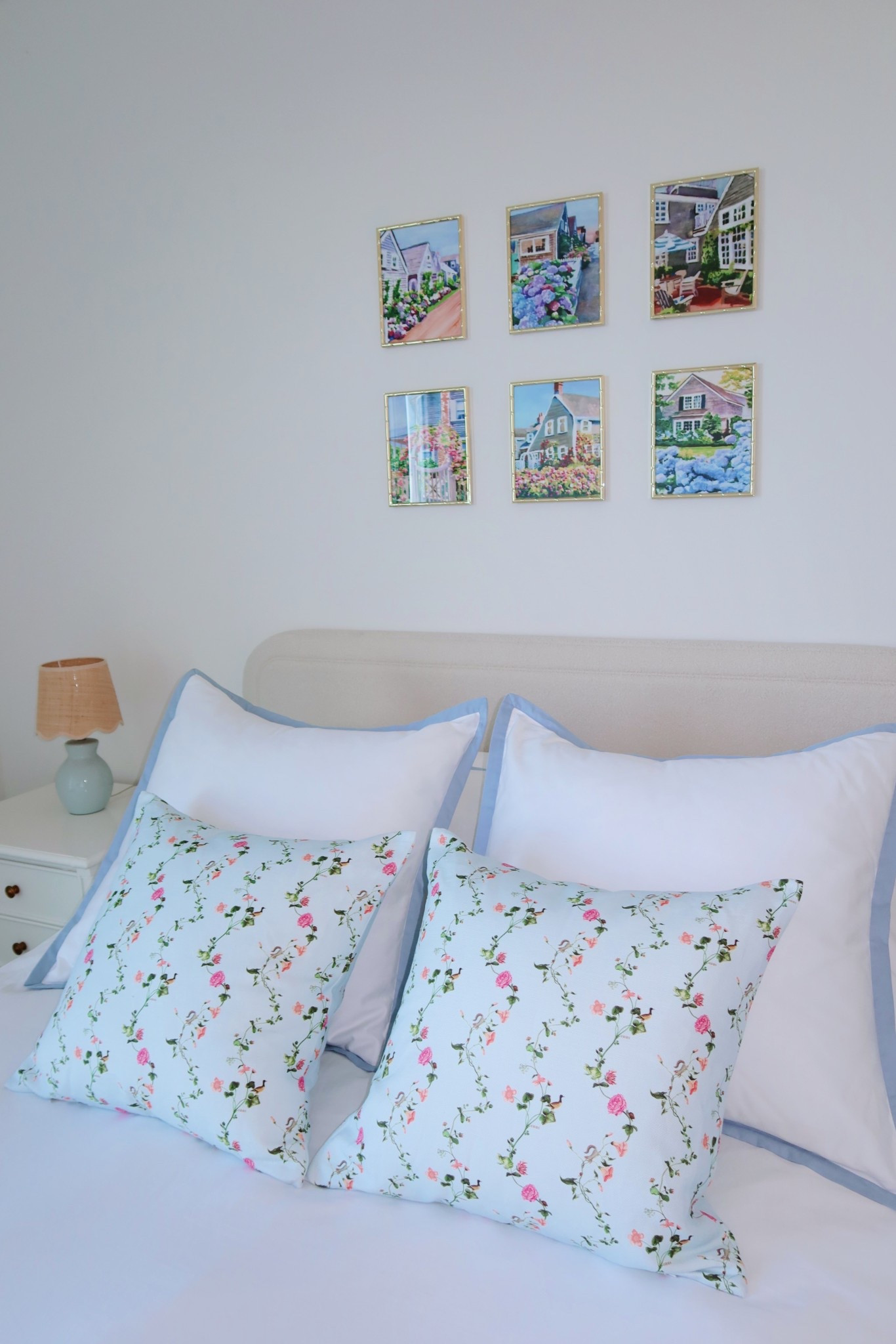 Nantucket bedroom 🌷🩵🌊

#LTKSeasonal #LTKHome #LTKFindsUnder100