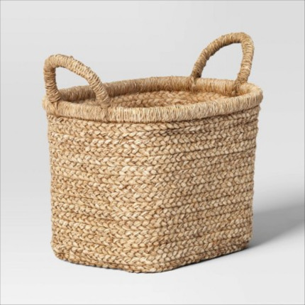 Click for more info about Small Rectangular Grass Basket - Threshold™