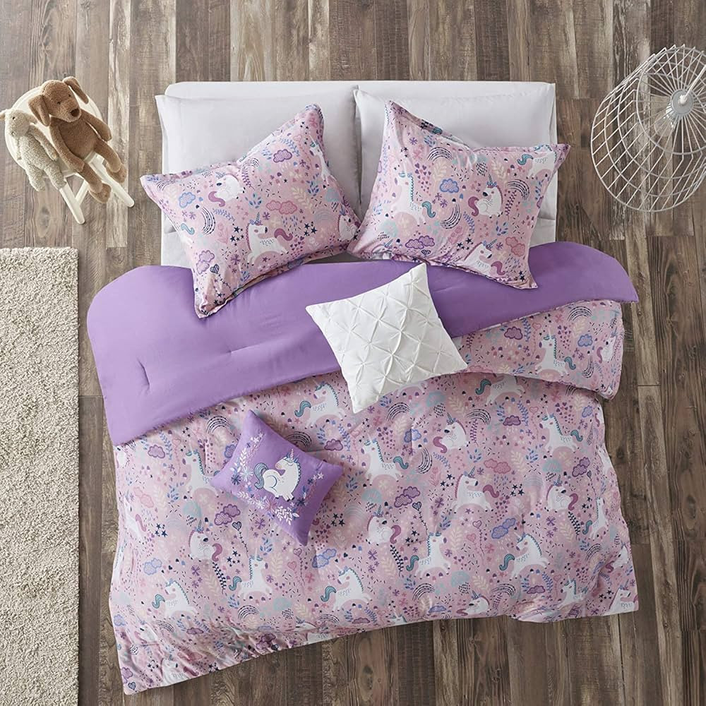 100% Cotton Comforter Set-Fun Print and Vibrant Color Modern Design All Season Cozy Bedding,Match... | Amazon (US)