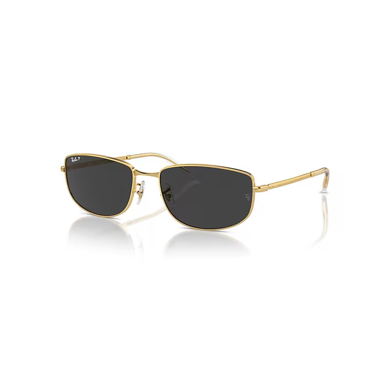 Ray-Ban Sunglasses Unisex Rb3732 - Arista Gold Frame Black Lenses Polarized 56-18 | Ray-Ban (EU)
