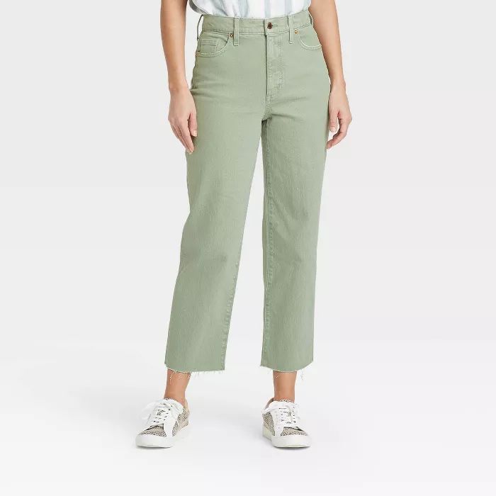 Women's Vintage Straight Cropped Jeans - Universal Thread™ | Target