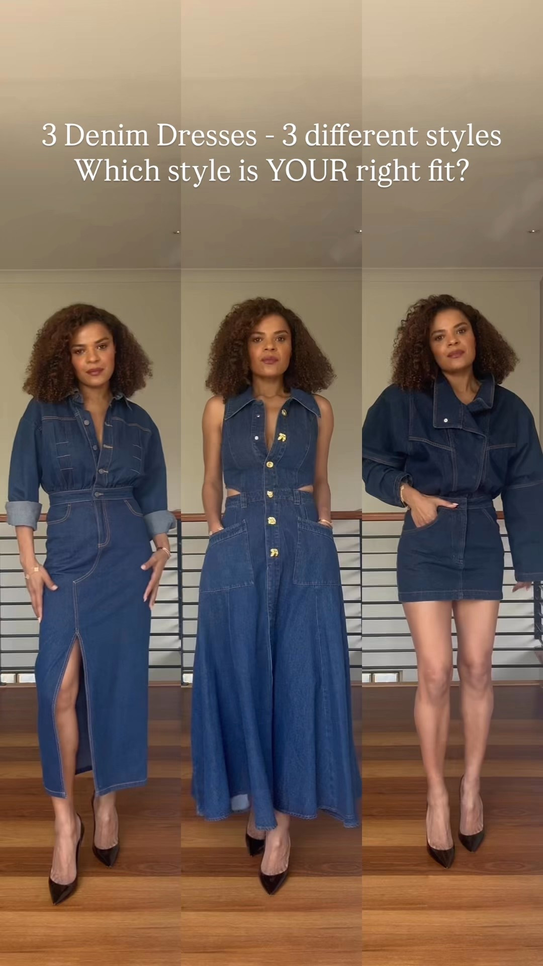 Denim dress heaven ! 