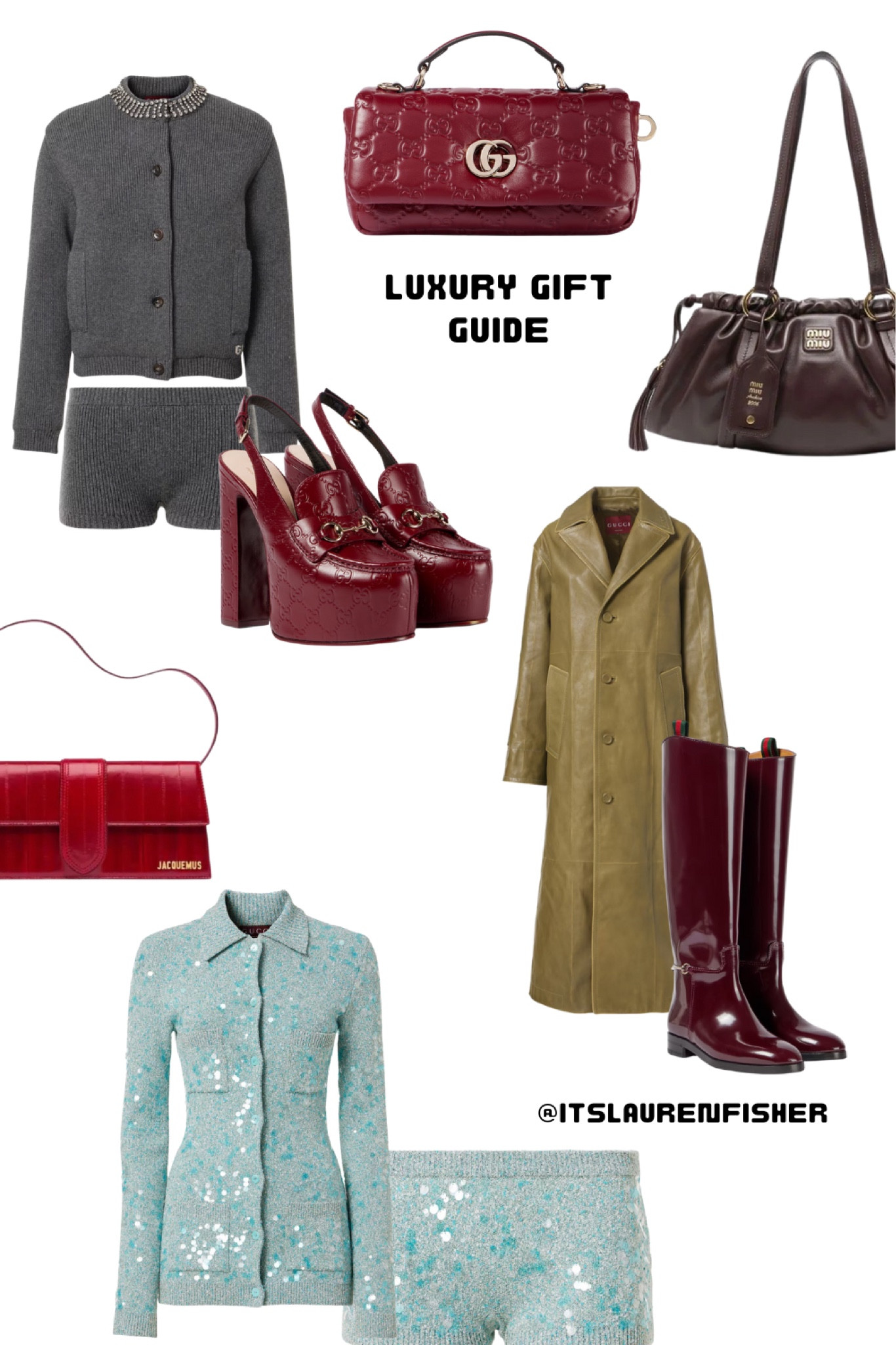 Luxury Christmas gift guide for her 🤎

miu miu / gucci / jacquemus / knitwear / knitted / warm outfit / cold outfit / winter capsule wardrobe / fall fashion / winter fashion / winter outfits / christmas gift / gift guide / christmas gifts for her / christmas gift guide / christmas gift ideas / christmas gift guide for her / christmas gift guide 2024 / gift ideas for women / gift guide for her / last minute / 2024

#luxuryfashion #christmasgiftguide #christmasgiftideas #giftideasforwomen #giftguideforher



#LTKluxury #LTKgiftguide #LTKwinter