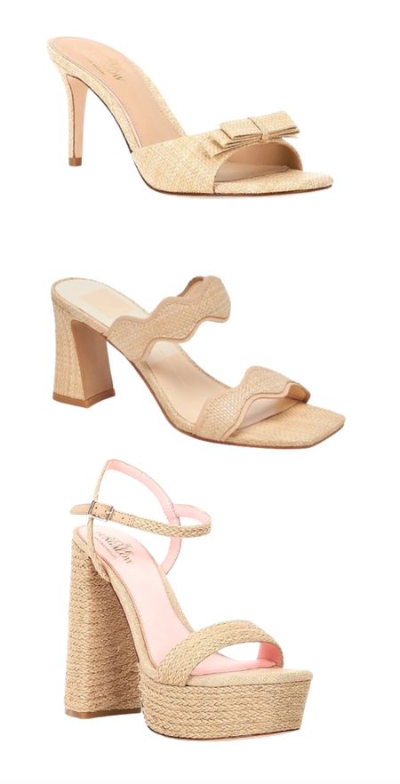 Raffia sandals under $150 🤍 

#LTKshoecrush #LTKwedding #LTKparties