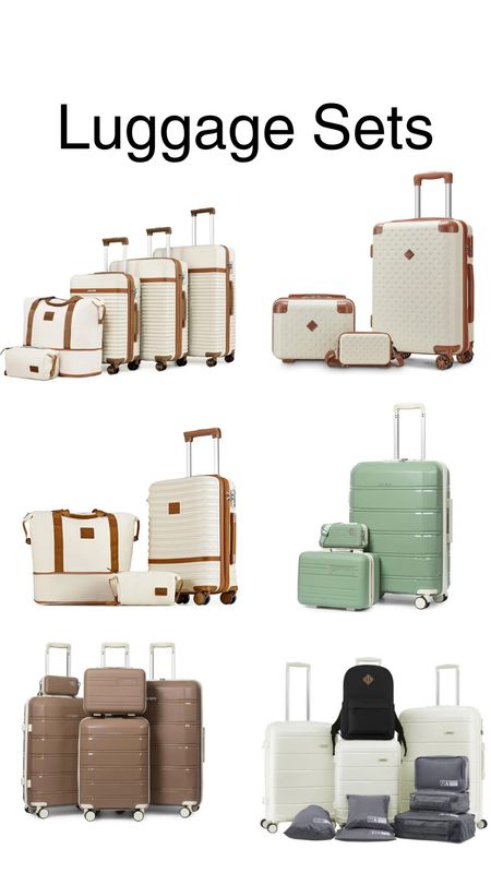 Luggage Sets!
#travel #travelessentials #luggageset #travelgear #organized 

#LTKtravel #LTKitbag #LTKhome