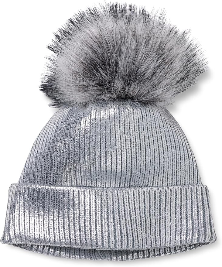 The Drop Women's Holly Faux Fur Pom Pom Beanie | Amazon (US)