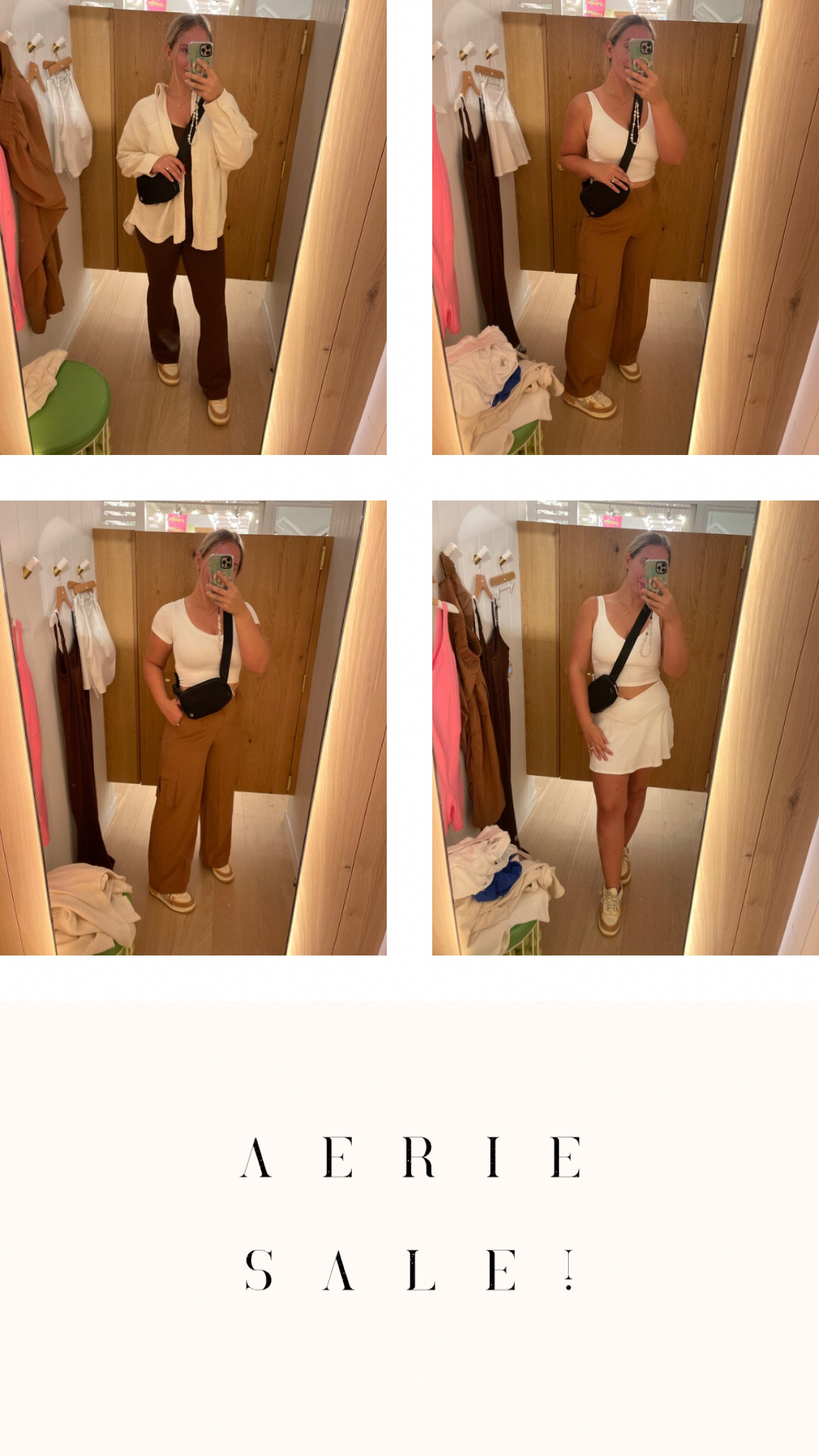 ⚠️Exclusive LTK Aerie SALE!⚠️ 25% off sitewide! Only through LTK!🫶



Leggings, flare leggings, flare pants, skirt, shorts, aerie, aerie outfit, matchin set. Athletic wear, casual, cute casual, casual outfits, white outfit, brown outfit, monochrome outfit, crop top, fall outfits, sale, midsize, fitness outfits, lululemon, lululemon belt bag

#LTKSale #LTKfindsunder50 #LTKfitness