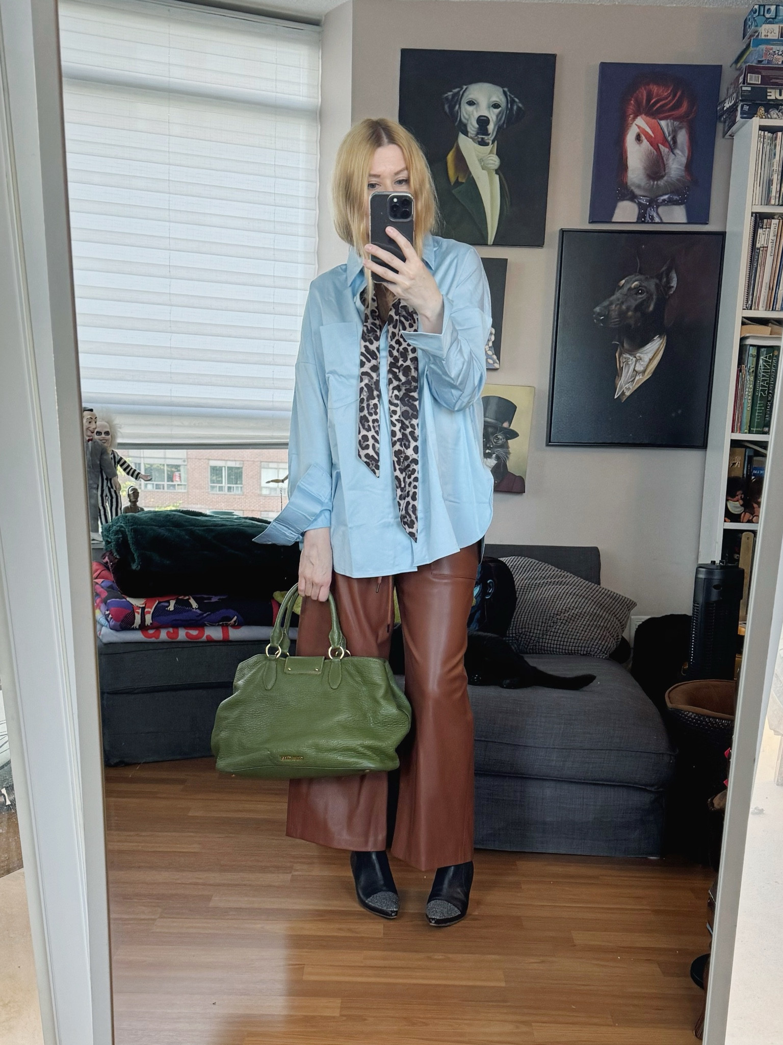 More colour than I usually wear. I’ve had these pants for around 6 years now and they are still great.
Boots are vintage, bag secondhand.

 •
#falloutfit #vintagedriesvannoten #animalprintlover #falltrends #torontostylist #StyleOver40  #secondhandFind #fashionstylist #slowfashion #animalprint #FashionOver40  #MumStyle #genX #genXStyle #shopSecondhand #genXInfluencer #genXblogger #secondhandDesigner #Over40Style #40PlusStyle 

#LTKStyleTip #LTKSeasonal #LTKOver40