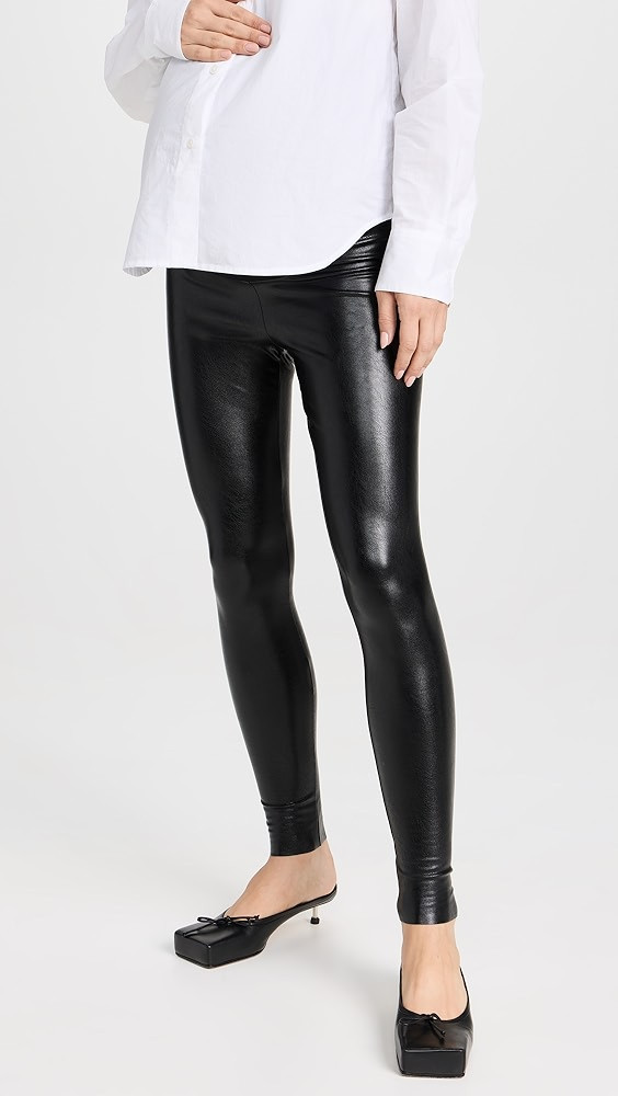 Faux Leather Maternity Leggings | Shopbop
