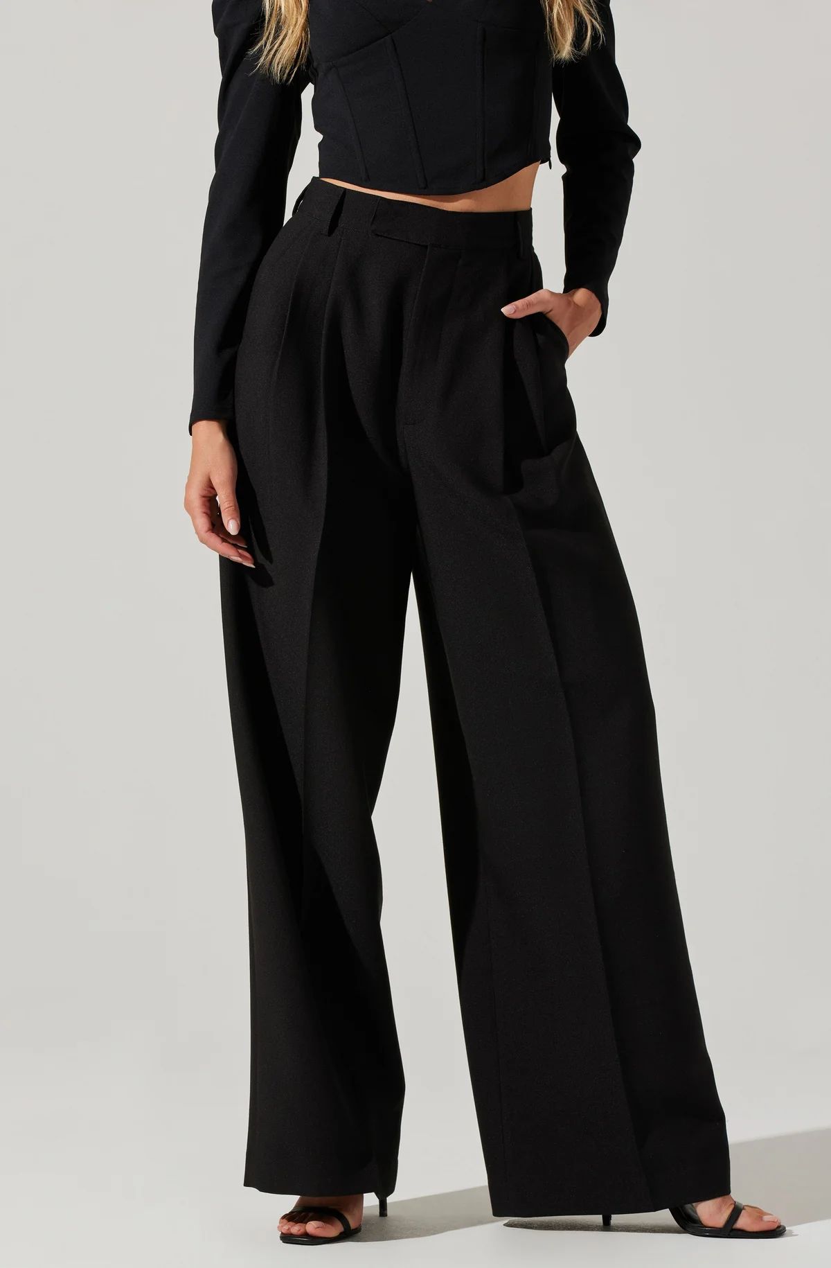 Milani Wide Leg Trouser Pants | ASTR The Label (US)