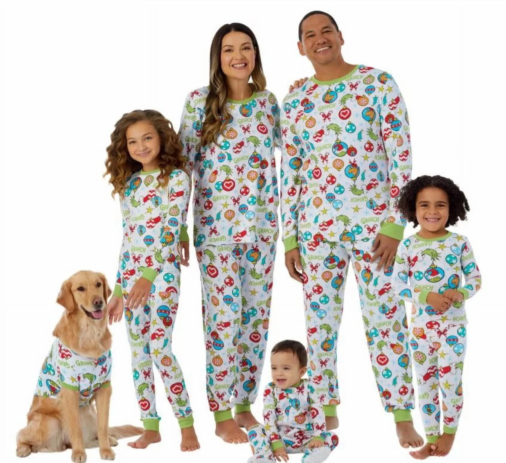 Dr. Seuss' The Grinch Women’s Family Pajamas, 2-Piece Set | Walmart (US)