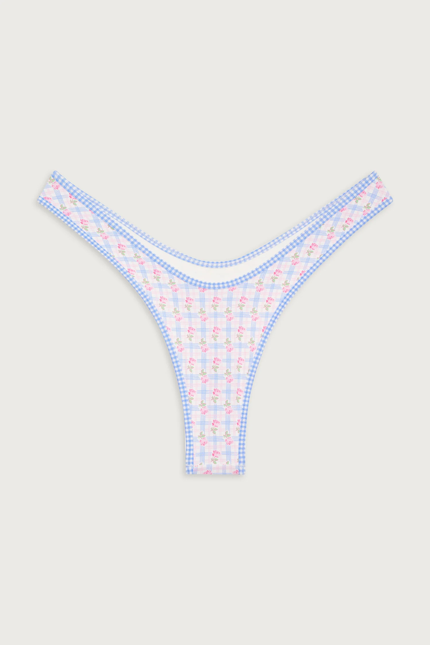 Full Moon Plaid Micro Bikini Bottom | Frankies Bikinis
