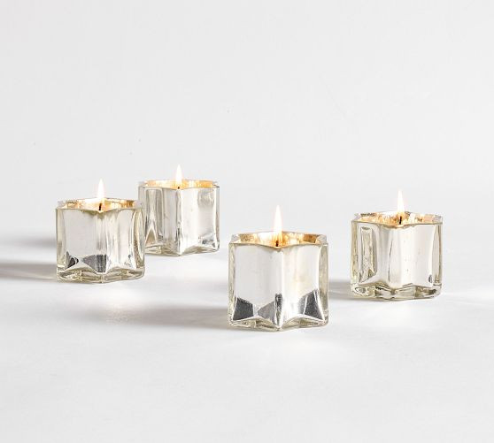 Star Votive Candles - Set of 4 | Pottery Barn (US)