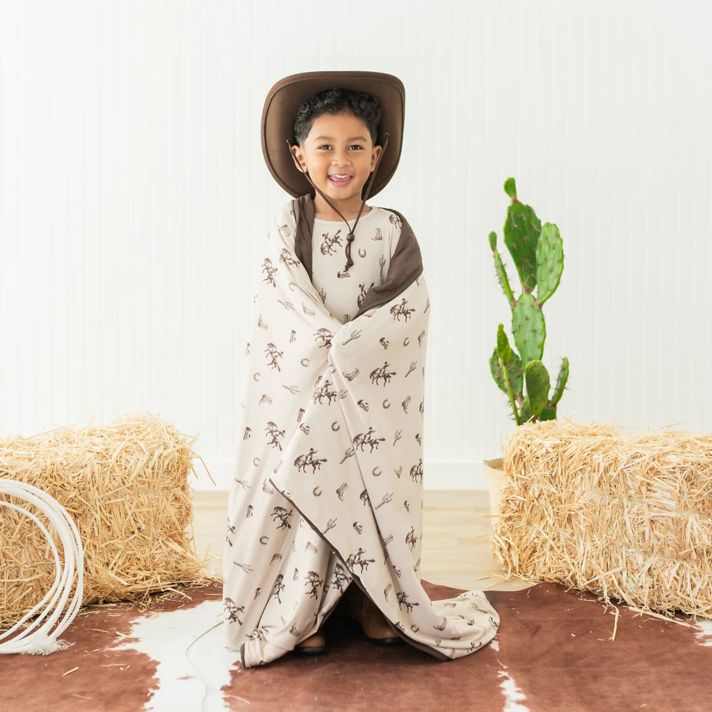 Toddler Blanket in Classic Cowboy 1.0 | Kyte Baby